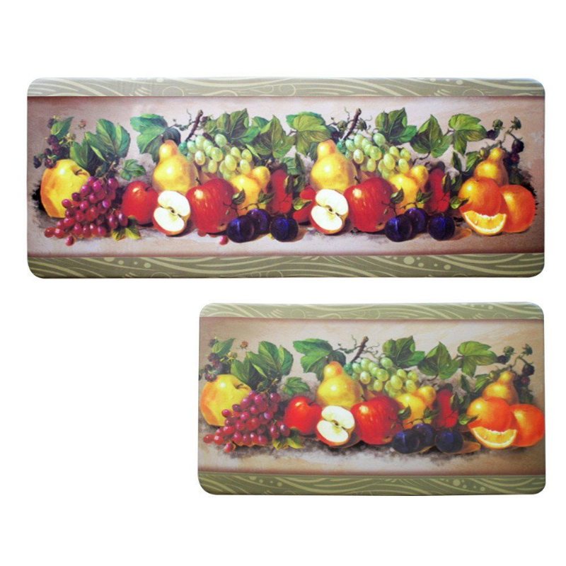 Creative Fruit Group Halkfri/halka Gummibaksida Köksmattor Vattentät Och Oljesäker Matta Dörrmatta