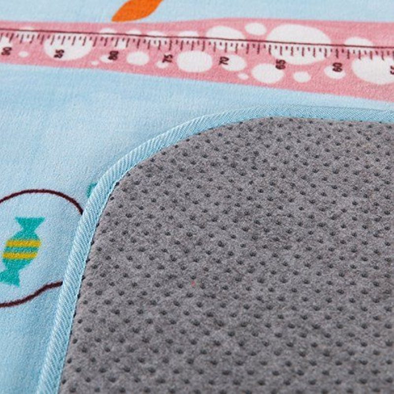 Färgglada Giraffe Cartoon Area Mattor Anti-halk Barn Sovrum Matta Tjocka Baby Crawling Mats Maskintvättbara