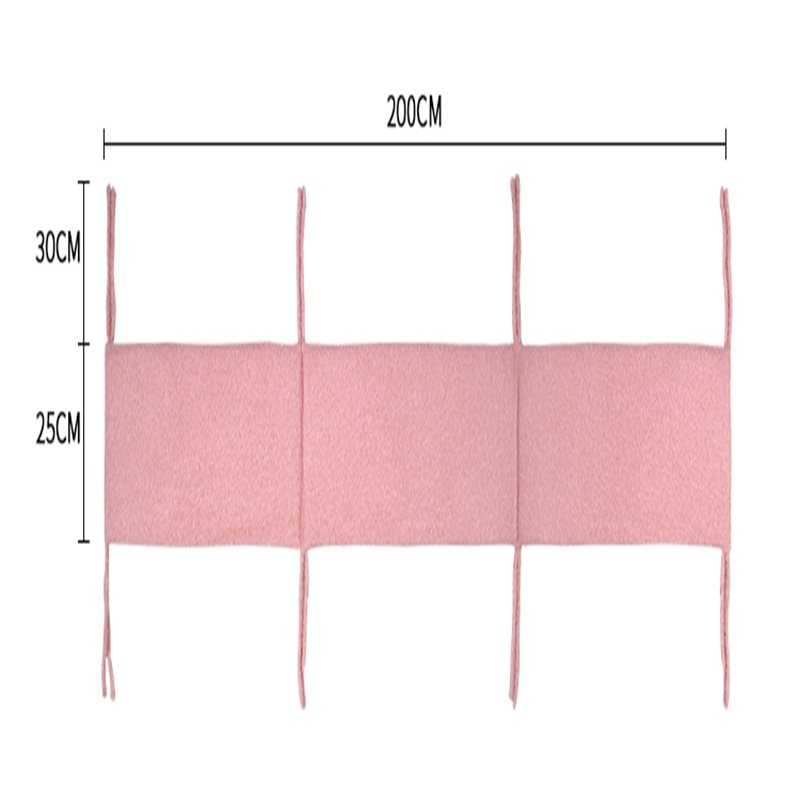 3 Paneler Babysäker Spjälsäng Bumpers Sherpa-material
