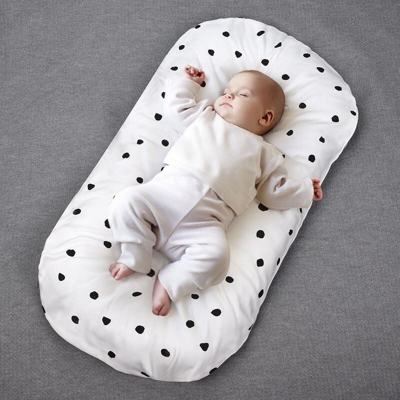 Baby Nest Lounger Bed Bärbar Ergonomisk Bed