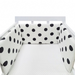 Babysäker Spjälsäng Bumpers Polka Dots