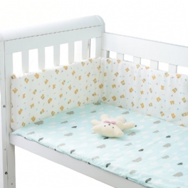 Babysäker Spjälsäng Bumpers – Orange Bear