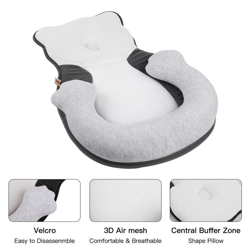 Bärbar Babysäng Ergonomisk Huvudstödskudde