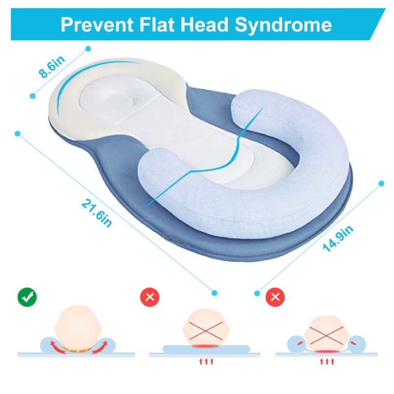 Bärbar Babysäng Spädbarn Nyfödd Nest Liggstol Kudde Ergonomisk Bekväm Madrass