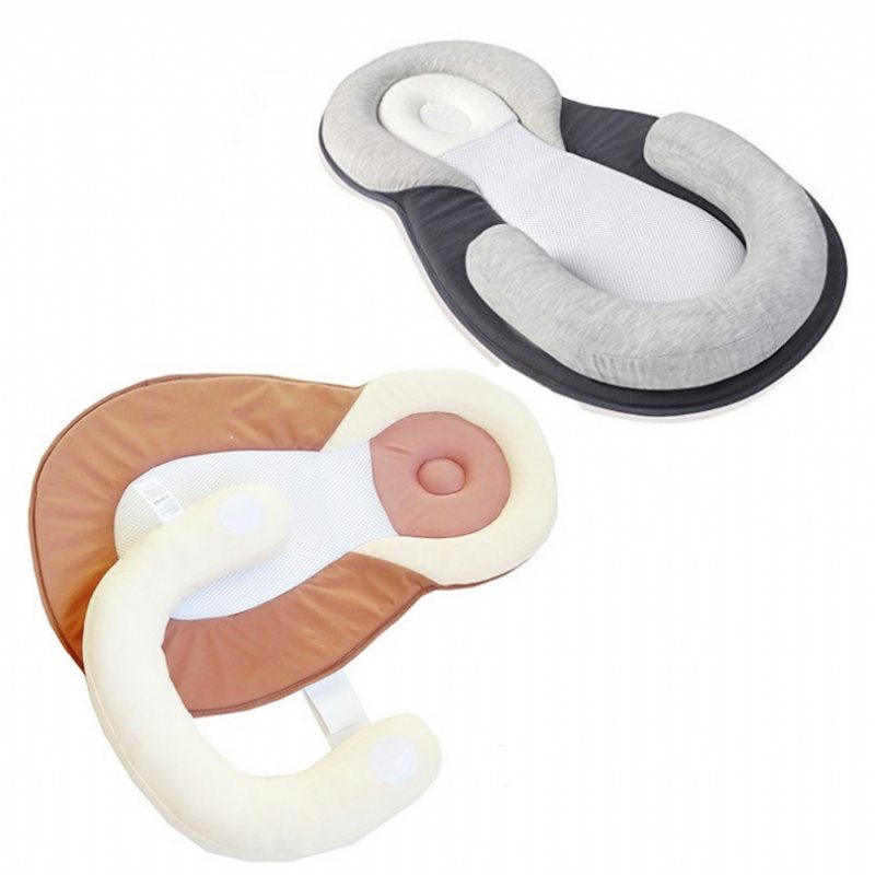 Bärbar Babysäng Spädbarn Nyfödd Nest Liggstol Kudde Ergonomisk Bekväm Madrass