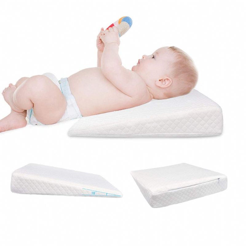 Spjälsäng Bassinet Baby Wedge Kudde Reflux Med Avtagbart Överdrag
