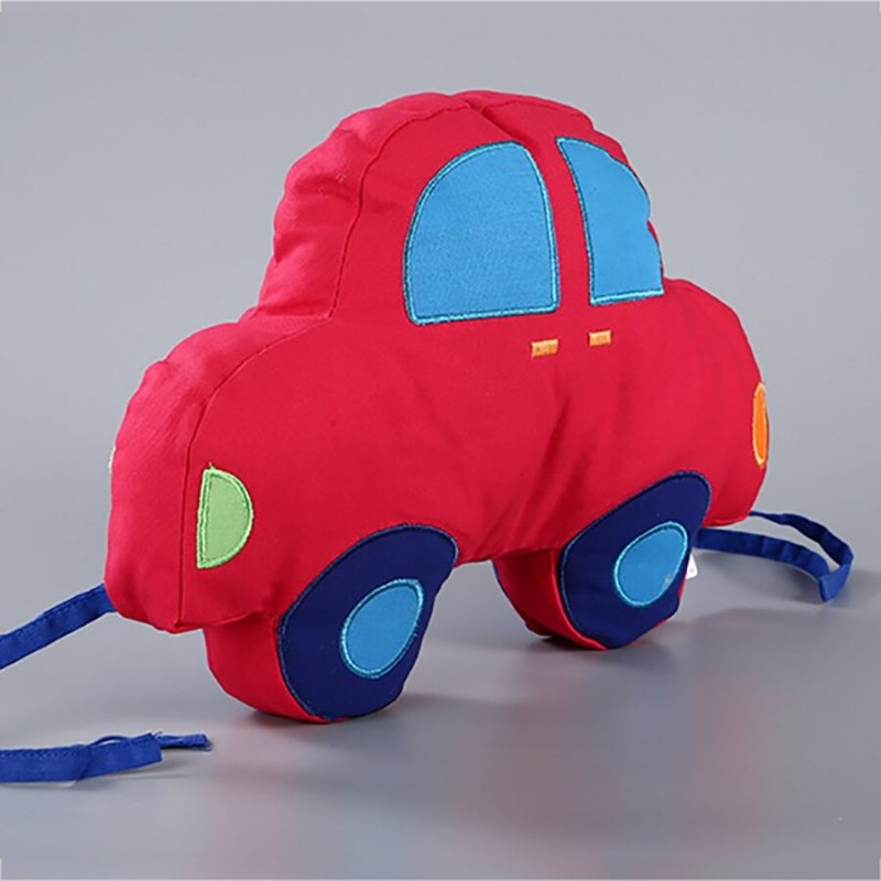 Spjälsäng Bumper Protection Mjuk Spädbarn Cartoon Car 6 St