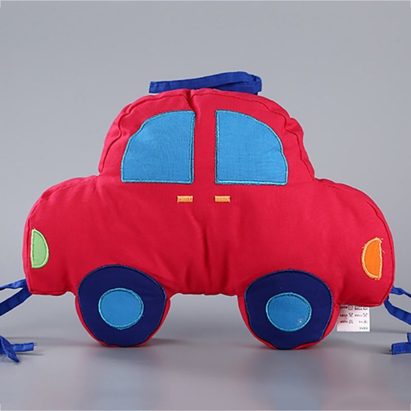 Spjälsäng Bumper Protection Mjuk Spädbarn Cartoon Car 6 St