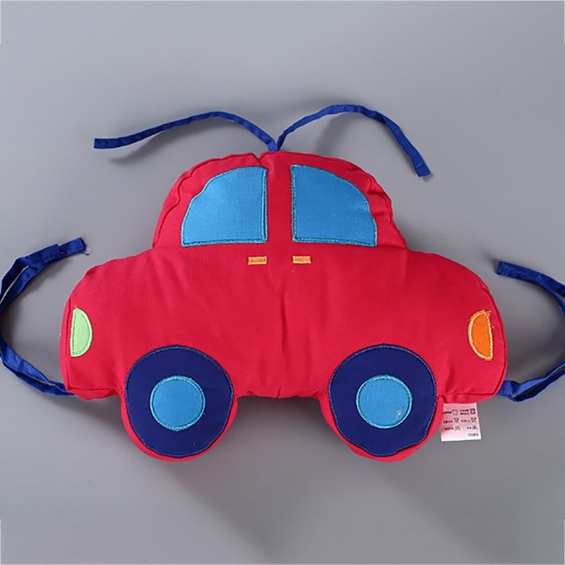 Spjälsäng Bumper Protection Mjuk Spädbarn Cartoon Car 6 St