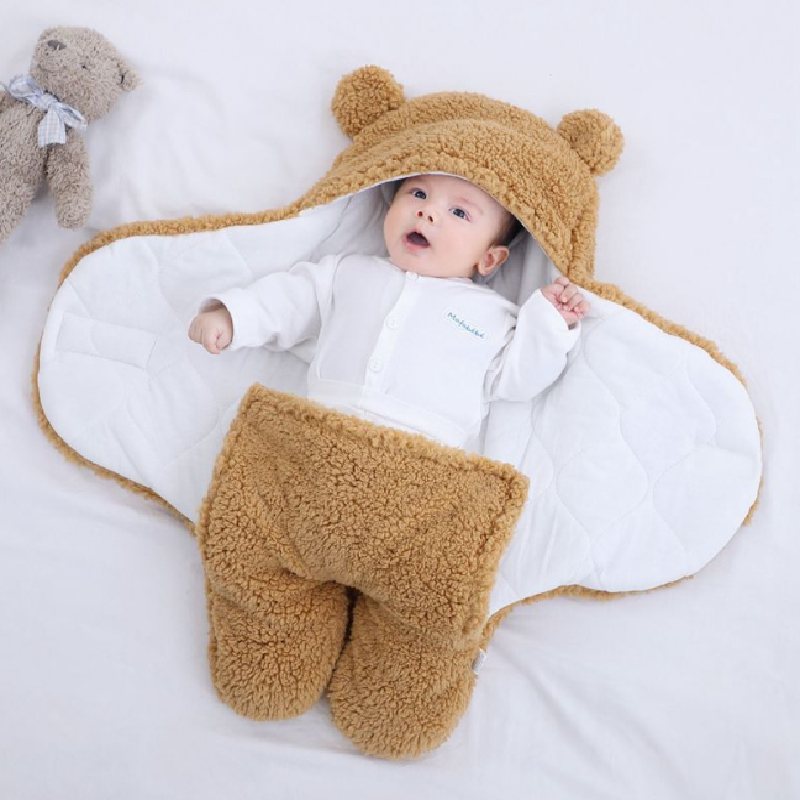 Wrap Filtar Baby Sovsäck Nyfödda