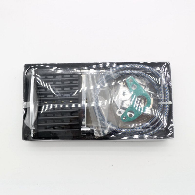 125cc 140 150cc Motor Oljekylare Kylare Aluminium Kit För Motorcykel Atv Pit Pro Trail Dirt Bike Universal