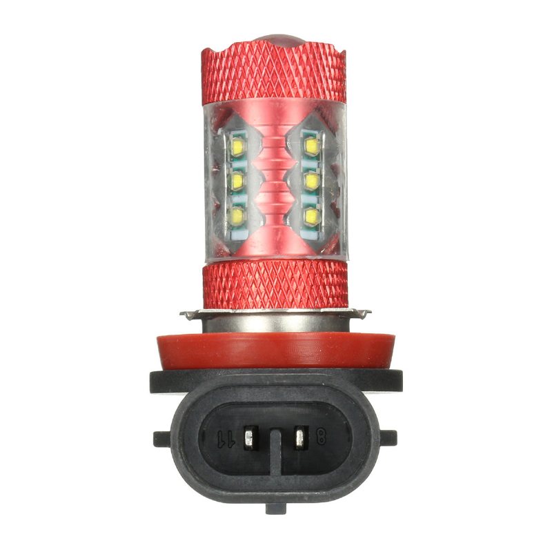 12v Par Motorcykel Led Dimljus Lampa Vit H11 H10 H7 H8 H4 9005 9006 P13w H16 H13