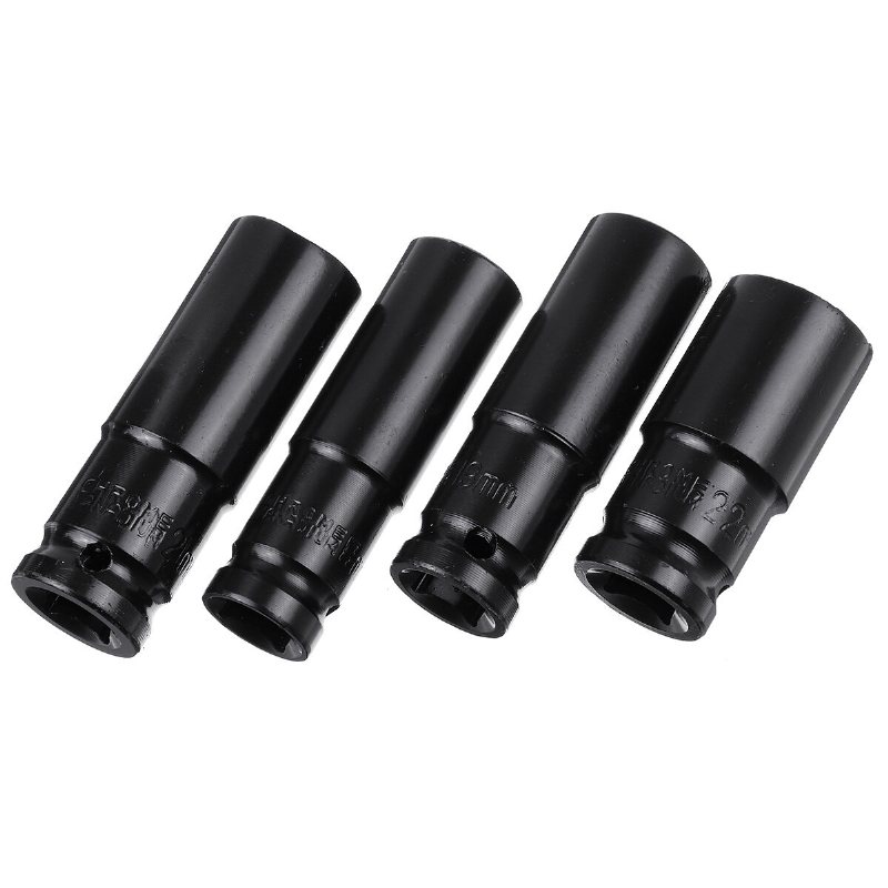 17-22m Slaghylsa Set Hylsa Hexagonal Pneumatisk Lång Tung Däck Hylshuvud För Litium Elektrisk Skiftnyckel Handverktyg