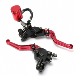 22 mm 7/8 Tums Styre 16 mm Borrning Motorcykelbromskoppling Huvudcylinderhandtagsreservoar