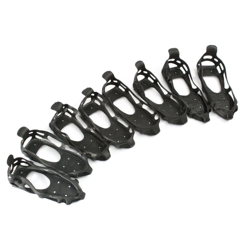 24 Spikar Halkfria Dubbar Snow Ice Mud Stegjärn Overskor Stövlar Shoe Gripper S-xl