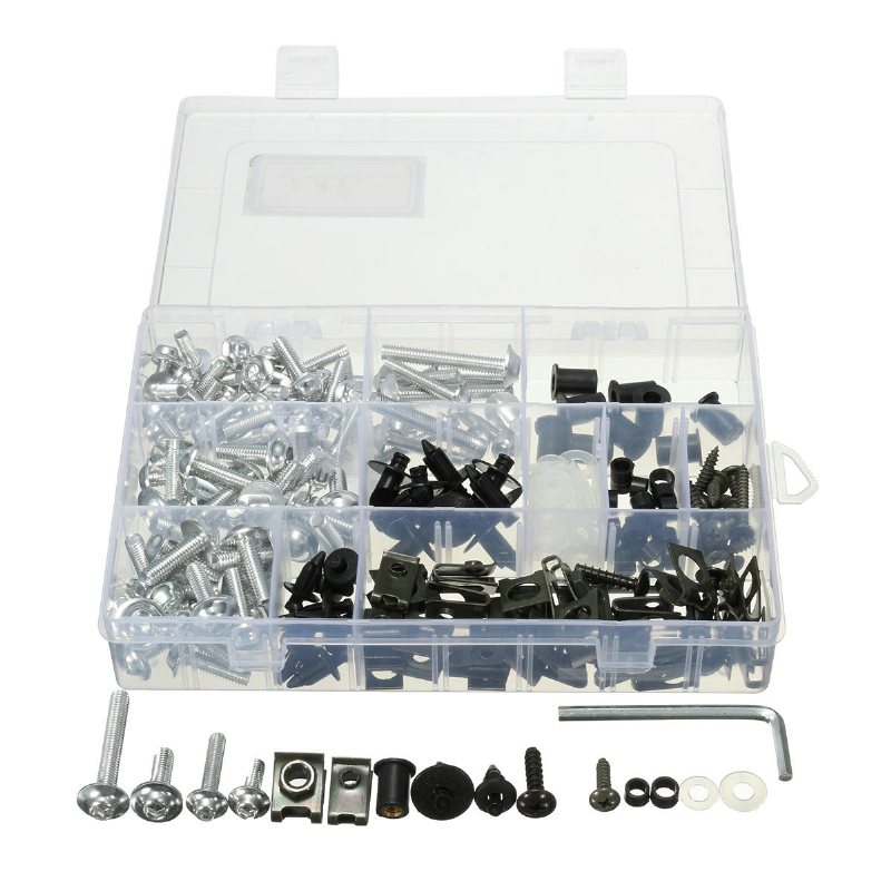251st Fairing Bolt Kit Motorcykel Sportbike Body Fästelement Clip Screws Set