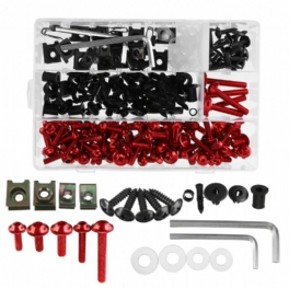 251st Motorcykel Sportbike Fairing Bolt Kit Body Fästelement Clip Screws Set
