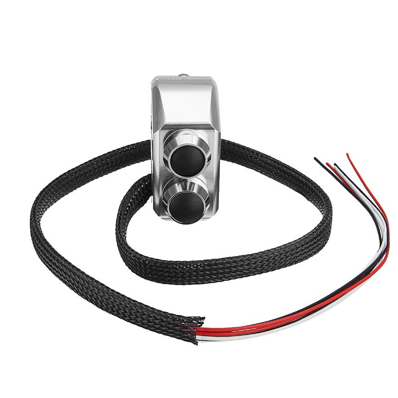 3 In 1 Cnc 22mm Alloy Button Light Start Kill Switch Motorcykelstyre Cafe Racer