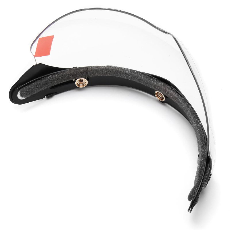 3 Snap Button Pilot-style Universal Motorcykelhjälm Lins Shield Vindskydd
