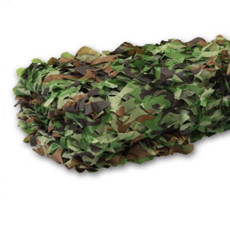 3x1.5m Woodland Camouflage Camo Net För Camping Militär Fotografering