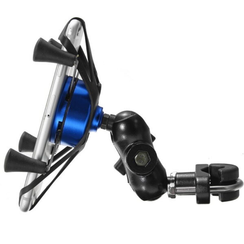 4-6 Tums X-typ Telefon Gps Aluminiumlegeringshållare Styre Backspegel E-scooters Motorcykel Cykel