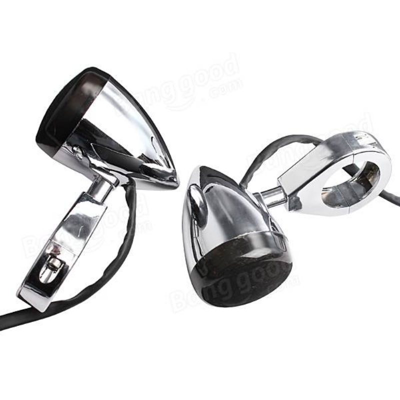 4st 39mm Bakre Motorcykelkula Led Blinkersljus För Harley Davidson Sportster Dyna Bobber