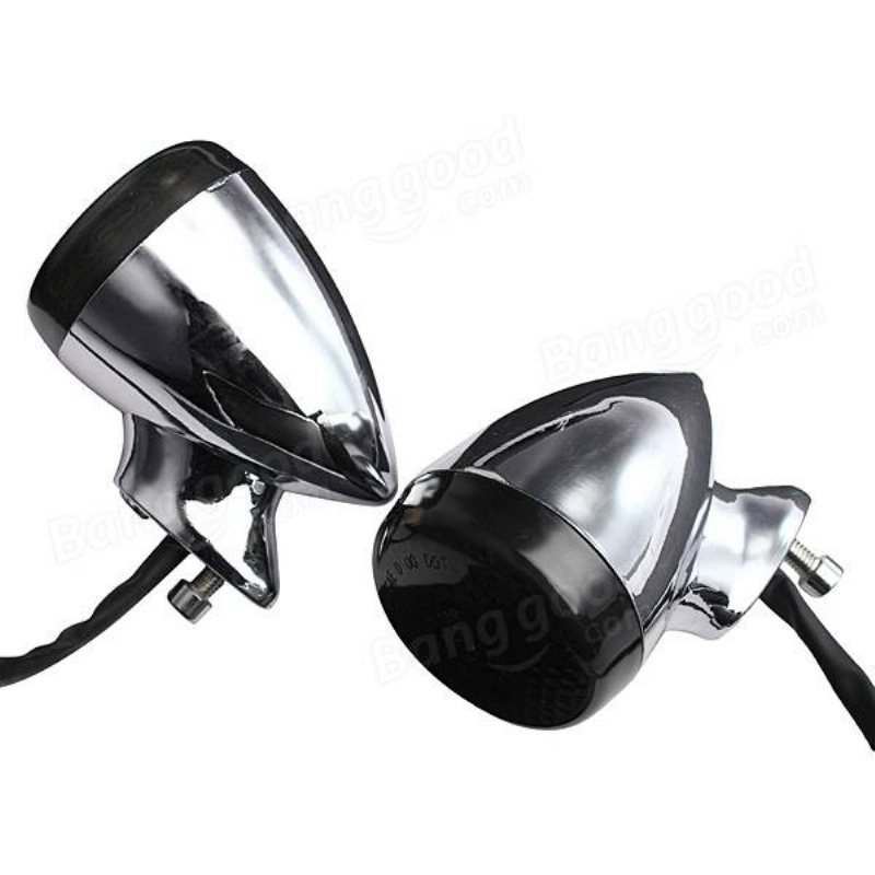 4st 39mm Bakre Motorcykelkula Led Blinkersljus För Harley Davidson Sportster Dyna Bobber