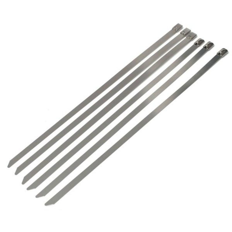 50 mm X 15 M Avgasvärmefolie Isoleringsrör Tejp Titan Glasfiber Med 6 Rostfria Band