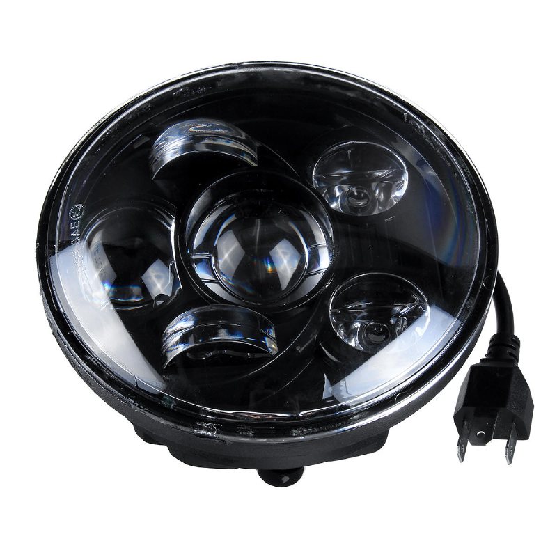 5.75 Tum H4 H13 Motorcykel Led-strålkastare Förseglade Projektor Hi-lo Beam-strålkastare För Harley