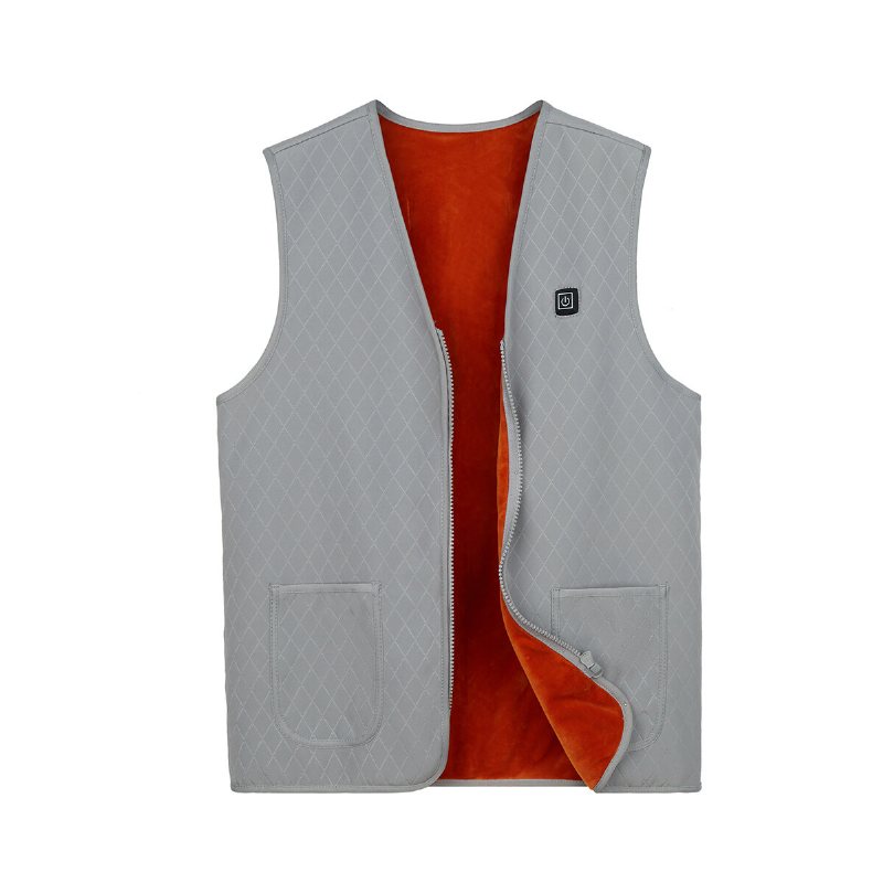 7 Värmeområde Eluppvärmd Väst Jacka Usb Thermal Warm Up Pad Body Winter