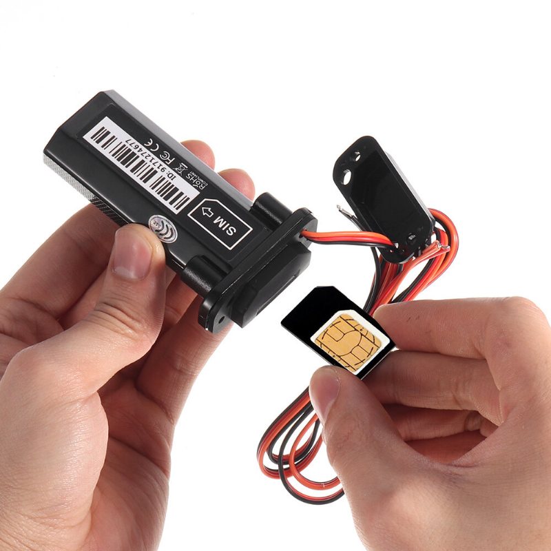 9v-75v Micro Gps Tracker Vattentät Locator Motorcykel Bil Elcykel Scooter Power Standby Inbrottslarm