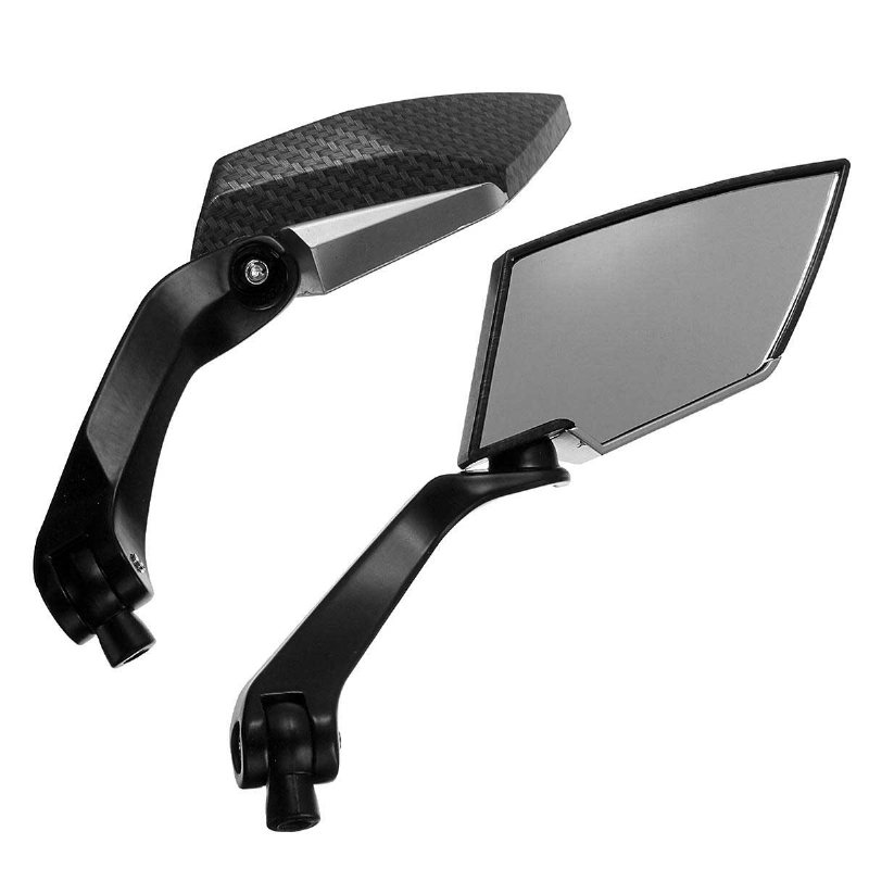 Carbon Motorcykel Aluminium Styre End Side Backspeglar