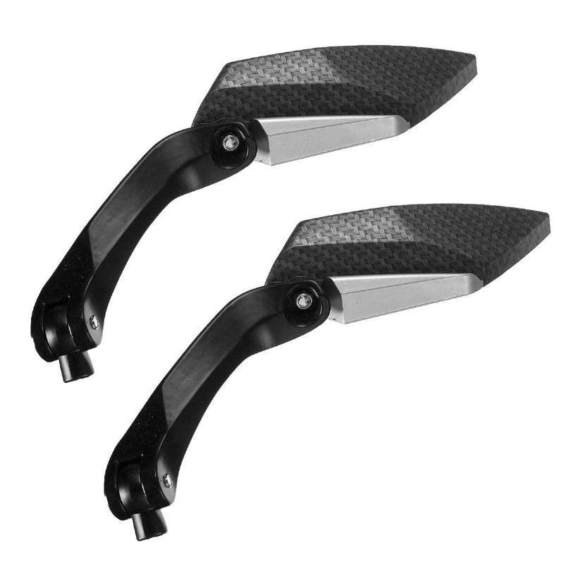 Carbon Motorcykel Aluminium Styre End Side Backspeglar