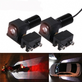 Cnsunnylight Bil/motorcykel Led-dekorationsljus Nödsignalvingar Lampa Projektor Dimvarning
