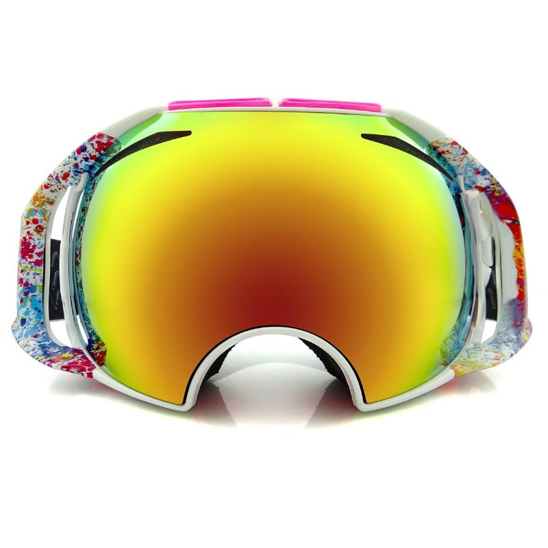 Eddie Fox Skidglasögon Dubbla Permanent Anti-gog Lens Motorcykel Wind Snow Glasögon