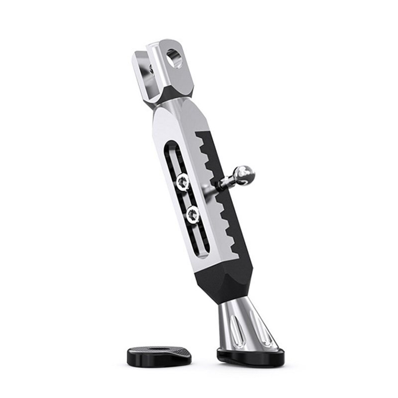 Höjdjusterbar Cnc Aluminiumlegering Kickstand Fot Sidostöd För Motorcykel