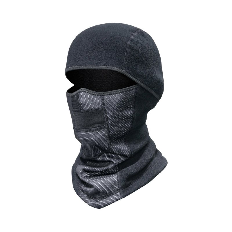 Män Kvinnor Balaclava Helmask Varm Vinter Dubbel Thermal Fleece Vindtät Ski Motorcykel Vattentät