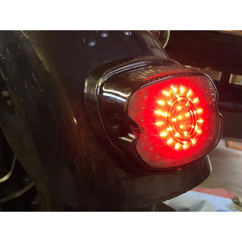 Motorcykel Led-broms Blinkers Nummerskylt Ljus Bakljusenhet För Harley Davidson Sportster Flst Electra Glides