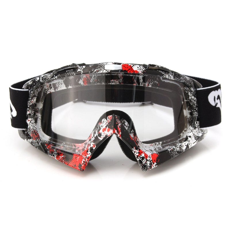 Motorcykel Motocross Off Road Ridning Sport Snowboard Goggles Transparent/coloful Len