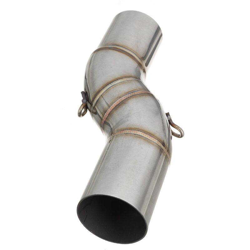Rostfritt Stål Motorcykel Avgas Mid Pipe Link För Boehner 502x 48mm