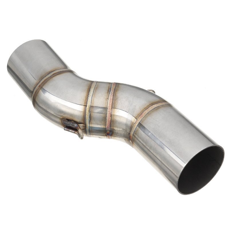 Rostfritt Stål Motorcykel Avgas Mid Pipe Link För Boehner 502x 48mm