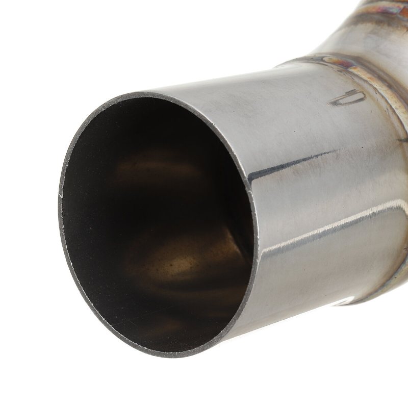 Rostfritt Stål Motorcykel Avgas Mid Pipe Link För Boehner 502x 48mm