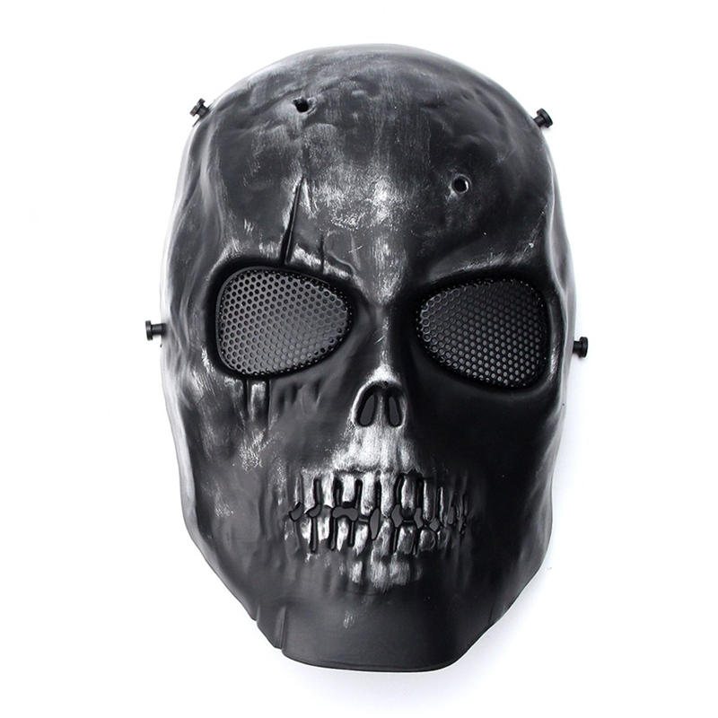Tactical Airsoft Full Face Protective Skull Mask Paintball Cs War Game
