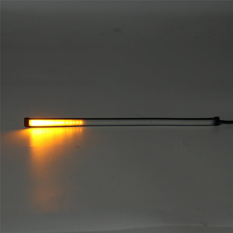Universal För Bil/motorcykel 12-24v 30/45cm Led-signalblinkers Dekorlist Flödesvatten