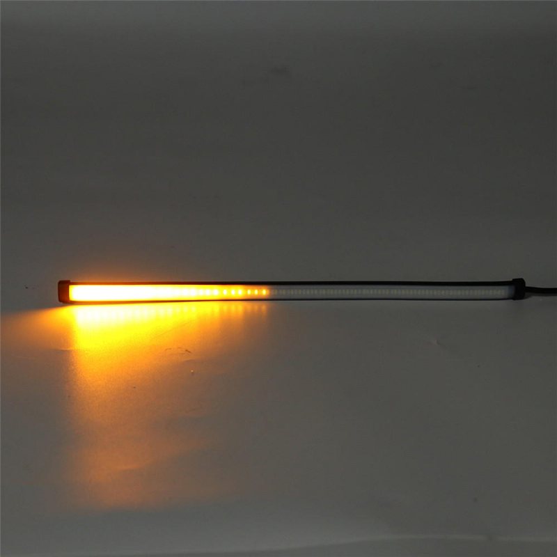 Universal För Bil/motorcykel 12-24v 30/45cm Led-signalblinkers Dekorlist Flödesvatten