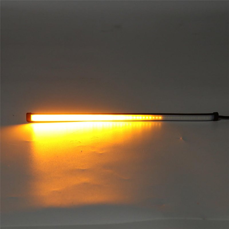 Universal För Bil/motorcykel 12-24v 30/45cm Led-signalblinkers Dekorlist Flödesvatten