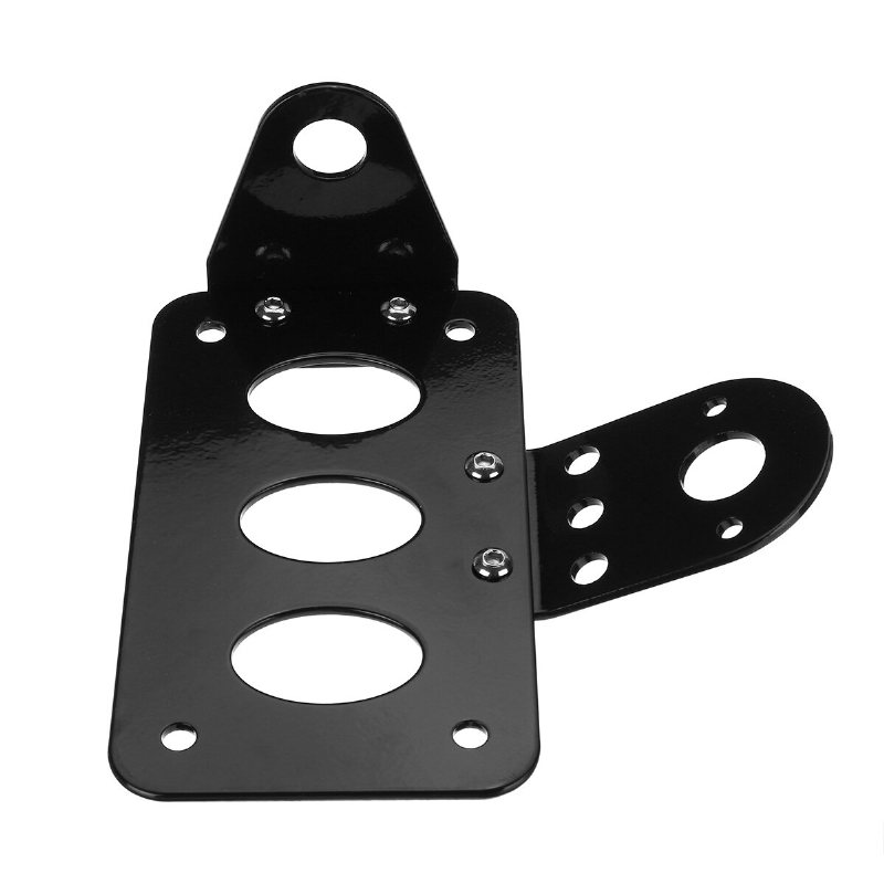 Universal Motorcykel 7/8'' 22mm Registreringsskylthållare Metall Licensfäste