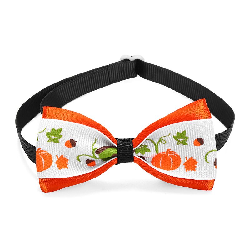 50 St Halloween-dekor Husdjursvalp Hund Kattflugor Justerbar Halsslips Söta Husdjursslipsar