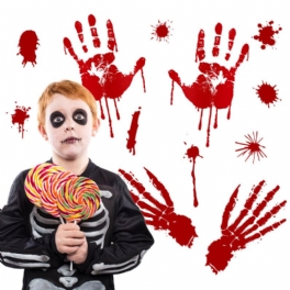 Miico Sk31007 Avtagbar Tecknad Klistermärke Halloween Väggdekor För Barnrum Dekoration Fest
