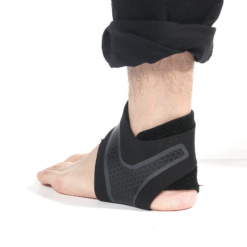 1 Par Sportfotledsstöd Ankelstöd Justerbart Förhindra Stukningar Skador Andningsbara Ben Power Protector Fitness